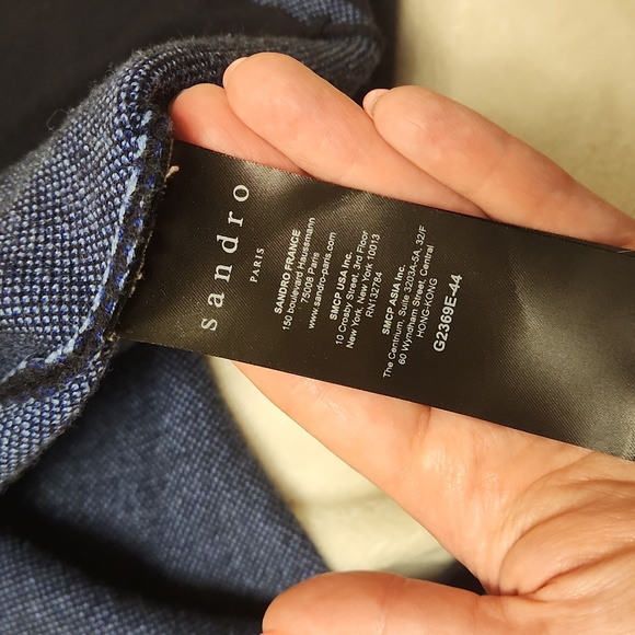 Sandro Juste Lightning Bolt Open-Front Cardigan - Picture 8 of 9